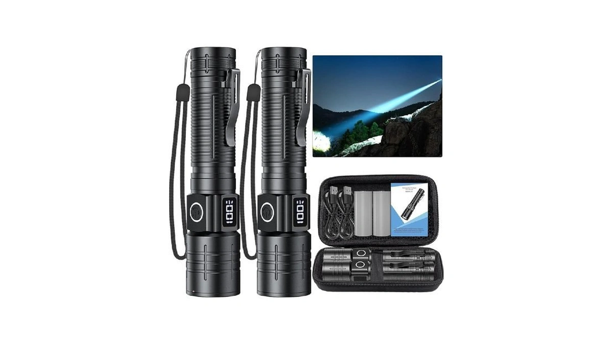 Netcan Led Flashlight, High Powered High Lumens Super Bright Tactical