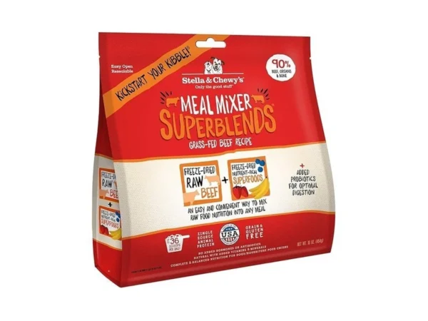Stella & Chewy's Freeze Dried Raw Grass-fed Beef Meal Mixers