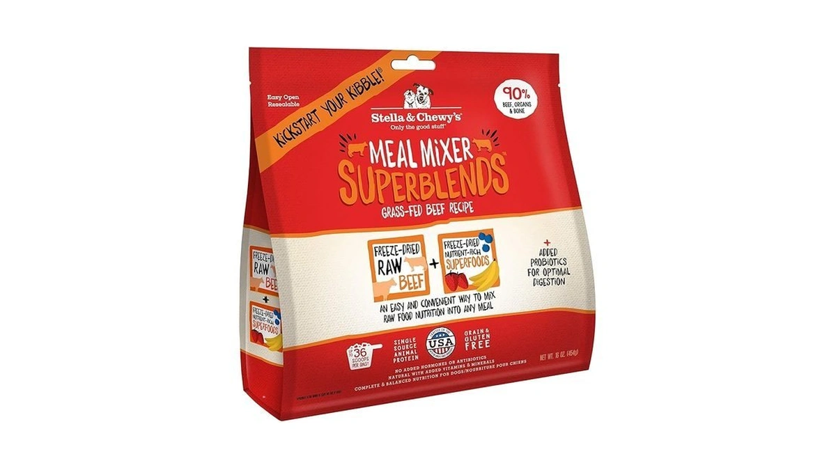 Stella & Chewy's Freeze Dried Raw Grass-fed Beef Meal Mixers