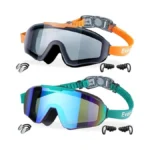 Eversport 2 Pack Kids Swim Goggles Frame Less Design Anti-fog