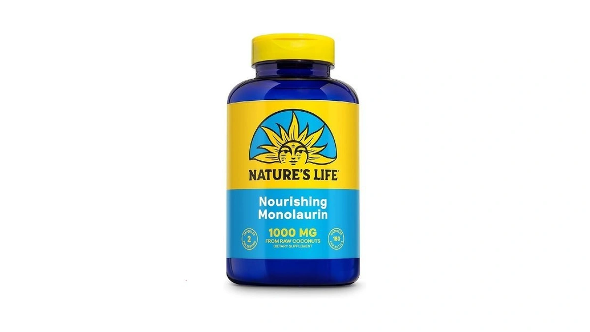 Nature's Life Monolaurin 1000 Mg, Nourishing Monolaurin From Natural Raw