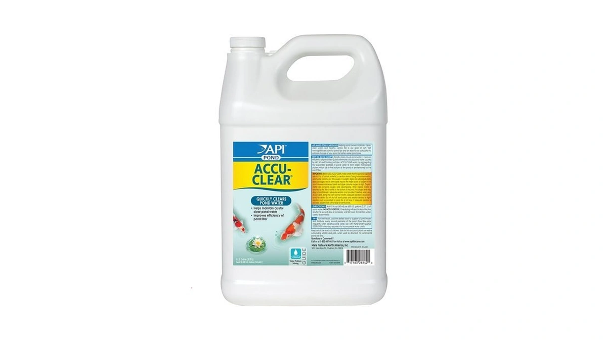 Api Pond Accu-clear Pond Water Clarifier 1-gallon Bottle
