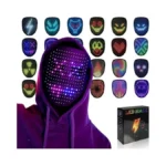 Moyaca Led Mask Light Up Mask With Gesture Sensing, Cool