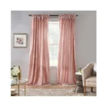 Elrene Home Fashions Korena Tie-top Crushed Velvet Window Curtain Panel,
