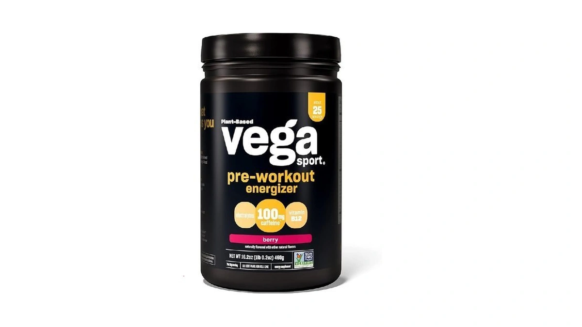 Vega Sport Pre-workout Energizer Berry (25 Servings) Pre Workout Powder
