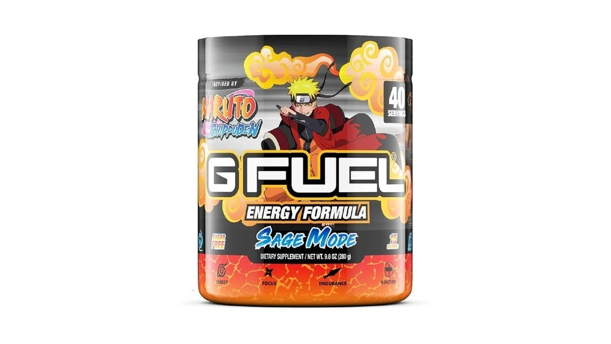 G Fuel Sage Mode Energy Drink Powder, Pre Workout Caffeine