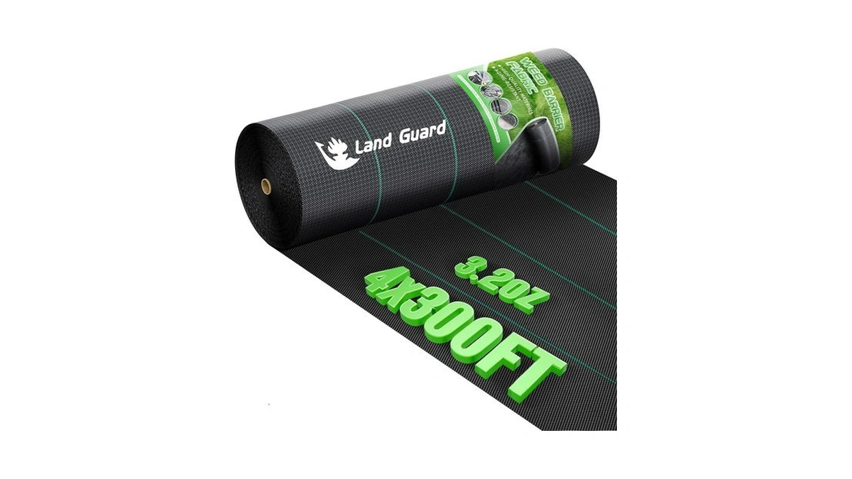 Land Guard 4ft X 300ft Weed Barrier Fabric Heavy Dusty,