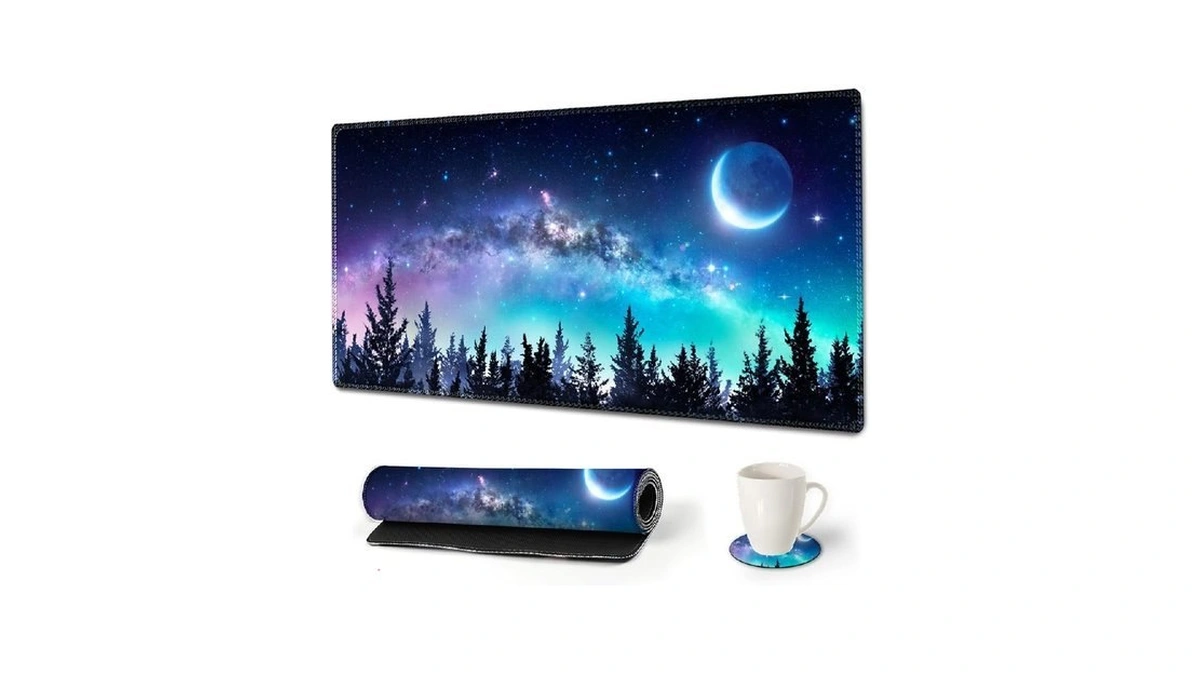 Large Gaming Mouse Pad, Aimsa Extended Mouse Pad With Stitched
