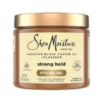 Sheamoisture Strong Hold Styling Gel+flaxseed Jamaican Black Castor Oil Gives