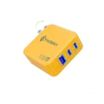 Paebai+ 100w Usb C Charger Block, 3 Port Gan Foldable