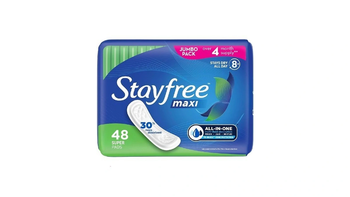 Stayfree Maxi Super Long Wingless Reliable Protection And Absorbency Pads