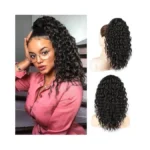 Freemeige Curly Ponytail Extension 16 Inch Fake Pony Tails Hair