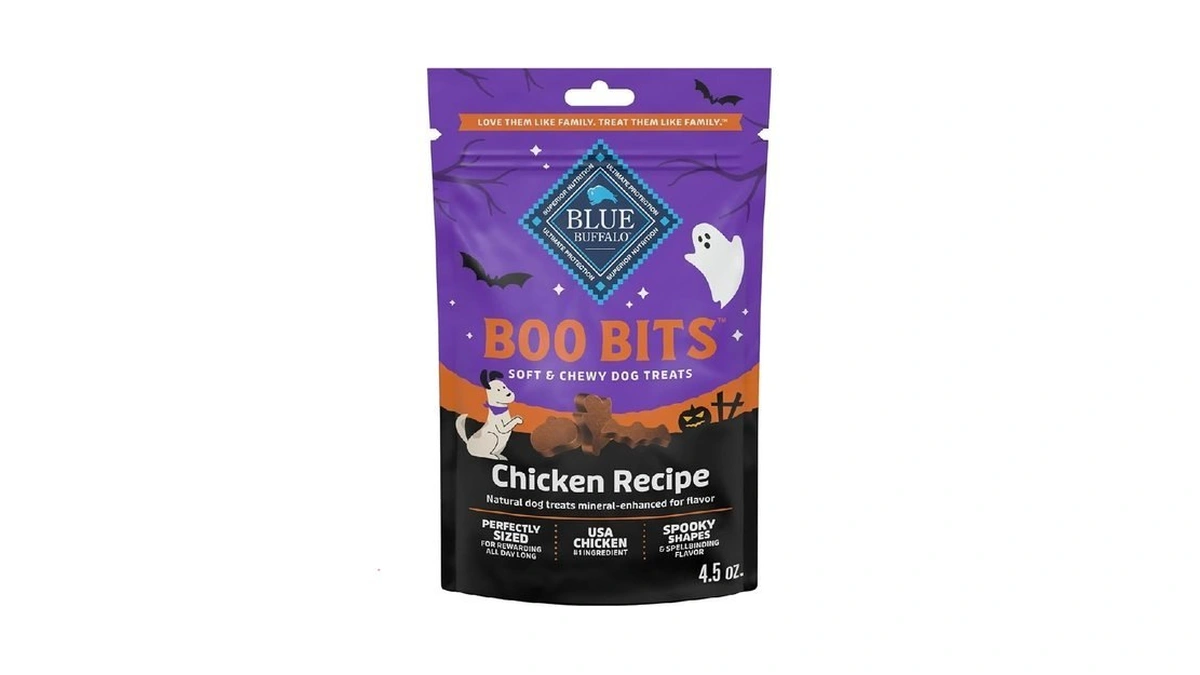 Blue Buffalo Boo Bits Soft & Chewy Halloween Dog Treats,