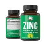 Vegan Zinc Supplement With Vitamin C + Whole Food Blend