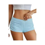 Avidlove Women Micro Booty Shorts Side Slit Cheeky Ribbed Knit