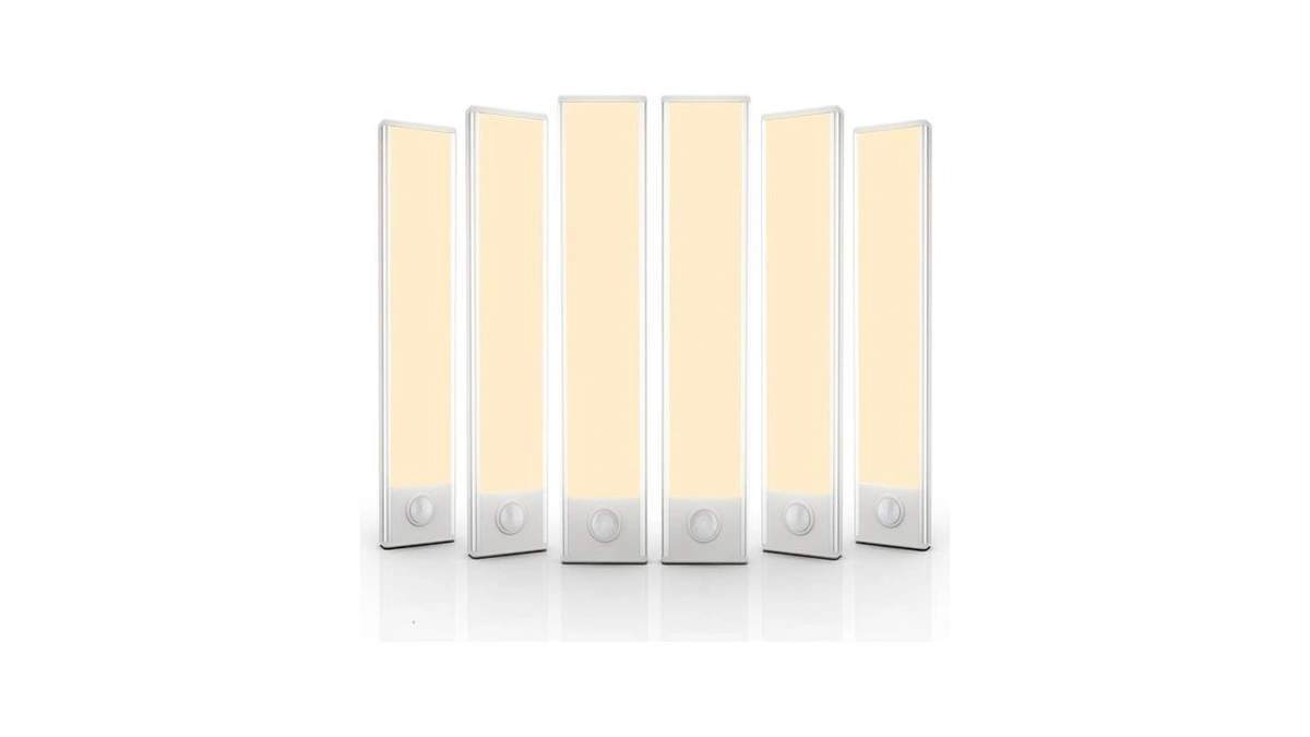 6 Pack Under Cabinet Lighting Wireless, 32 Led Rechargeable Battery