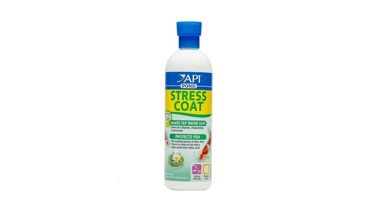 Api Pond Stress Coat (16 Fl Oz) Pond Water Conditioner