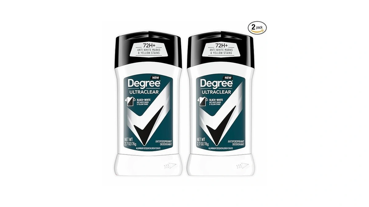Degree Men Ultraclear Antiperspirant Deodorant Black+white 2 Count 72-hour Sweat