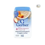 Gerber Stage 2 Baby Food, Oatmeal Lentil Peach & Apple