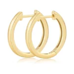 14k Gold Huggie Hoop Earrings For Women - Small Minimalist