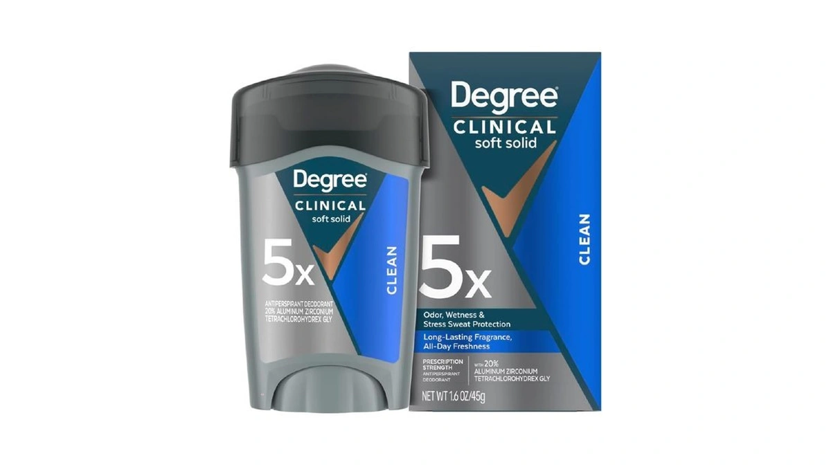 Degree Men Antiperspirant Deodorant Clean 72-hour Sweat & Odor Protection