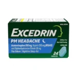 Excedrin Pm For Headache Relief, Acetaminophen 250mg, Aspirin 250mg, Diphenhydramine