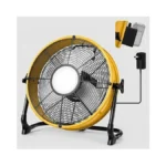 T-sun 12 Inch Battery Powered Fan With Led Light, Portable