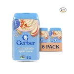 Gerber Stage 2 Baby Food, Multigrain Apple Cereal, Whole Grains,