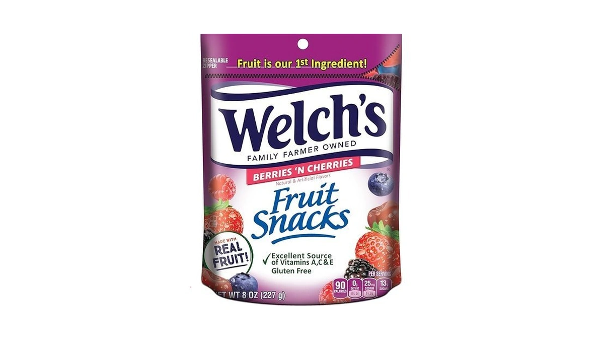 Welch's Fruit Snacks, Berries 'n Cherries Snack Pack, Gluten Free,