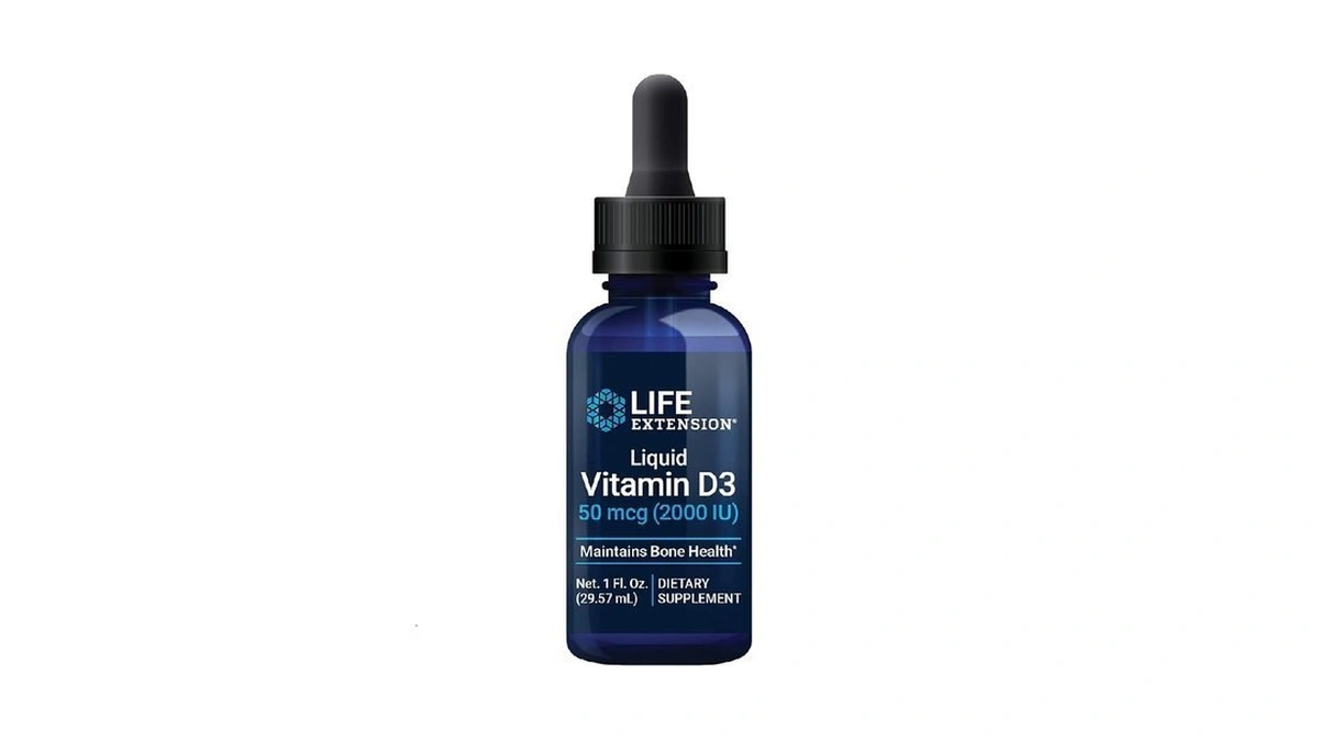Life Extension Liquid Vitamin D3, 50 Mcg (2000 Iu), Immune