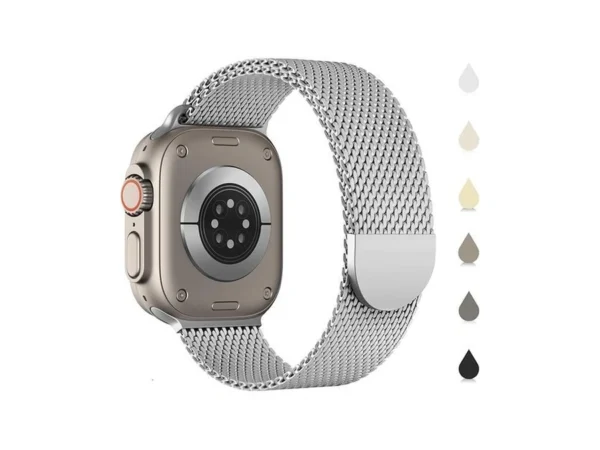 Original Milanese Metal Band Compatible With Apple Watch Bands 38mm/40mm/41mm/42mm(series