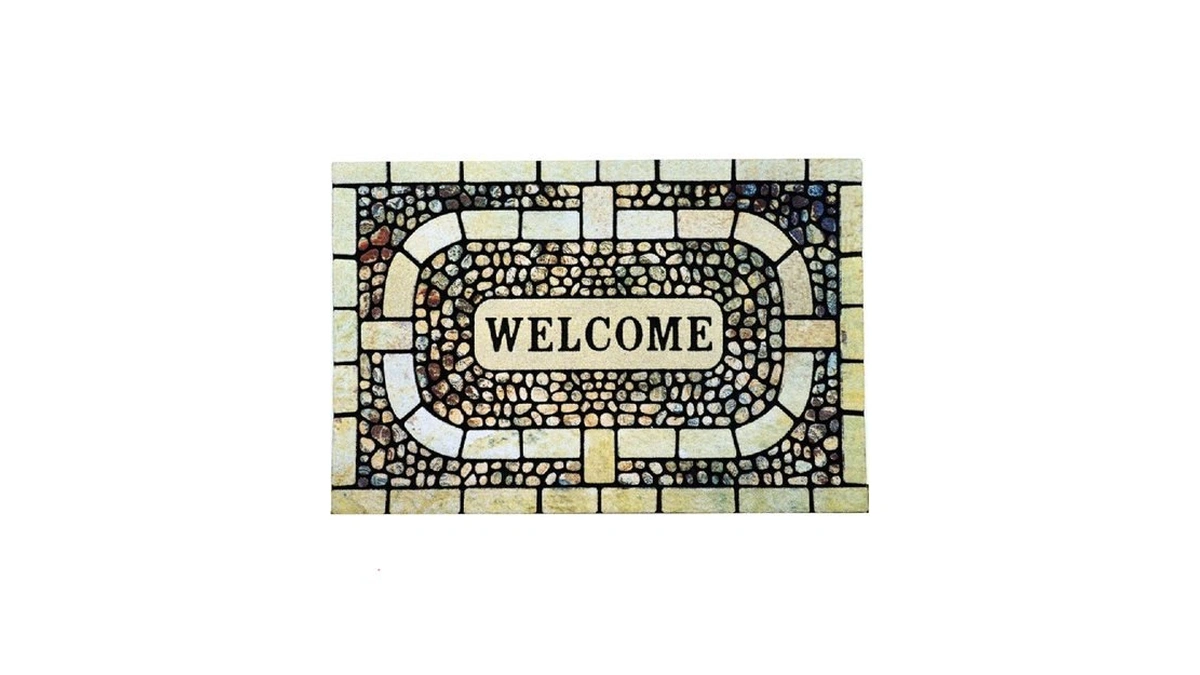 Door Mat Welcome Mat, Heavy Duty Door Mat 17.7 X