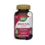 Nature's Way Brain Fuel Gummies, Brain Supplement For Focus And