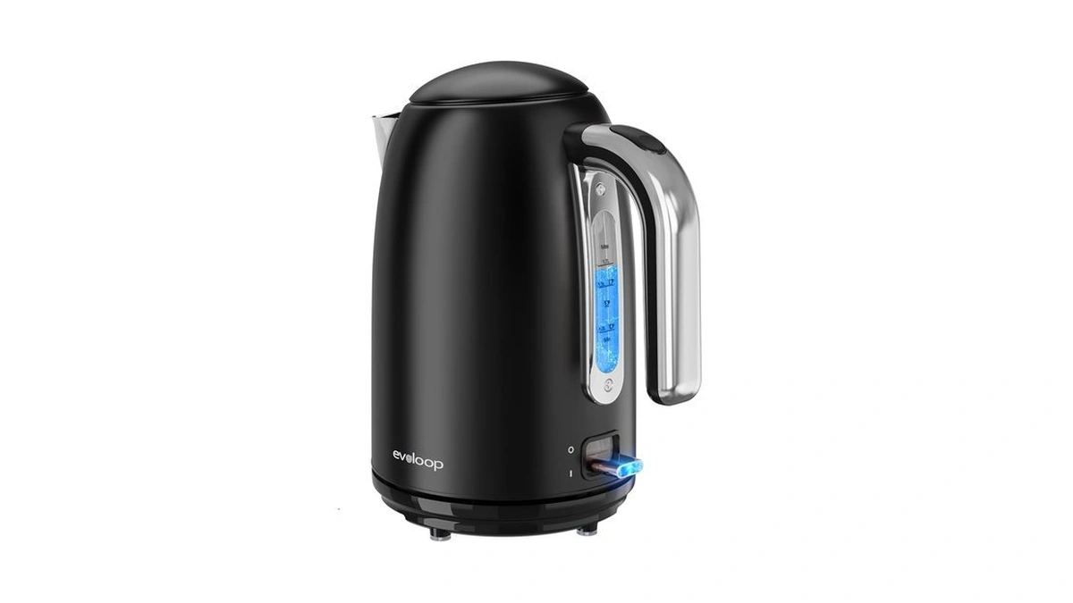 Evoloop Electric Kettles, 1.7l Tea Kettle, Hot Water Boiler Heater,