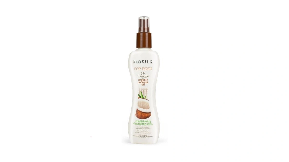 Biosilk Silk Therapy Conditioning Detangling Spray For Dogs With Natural