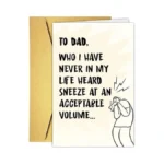 Uuefktn Funny Father's Day Card For Dad Daddy Bonus Dad,