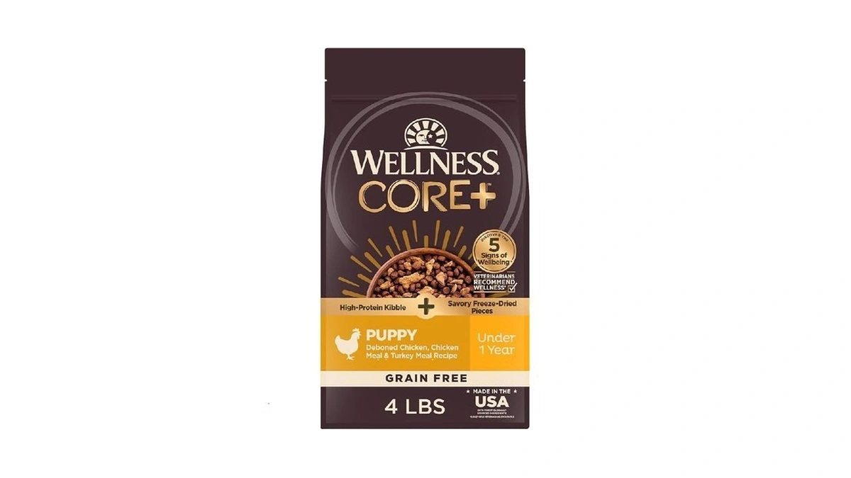 Wellness Core+ Puppy Dry Dog Food With Freeze Dried Pieces,
