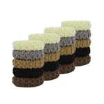 20 Pcs Elastic Hair Ties No Damage For Thick Hair