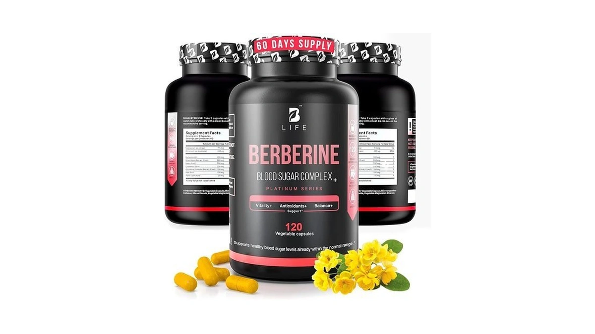 B Life Company Berberine Supplement 300mg – Berberine Complex Supplement