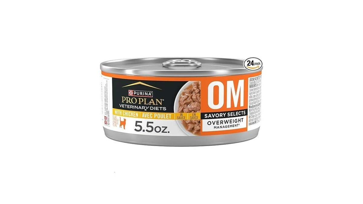 Pro Plan Veterinary Diets Purina Om Overweight Management Savory Selects