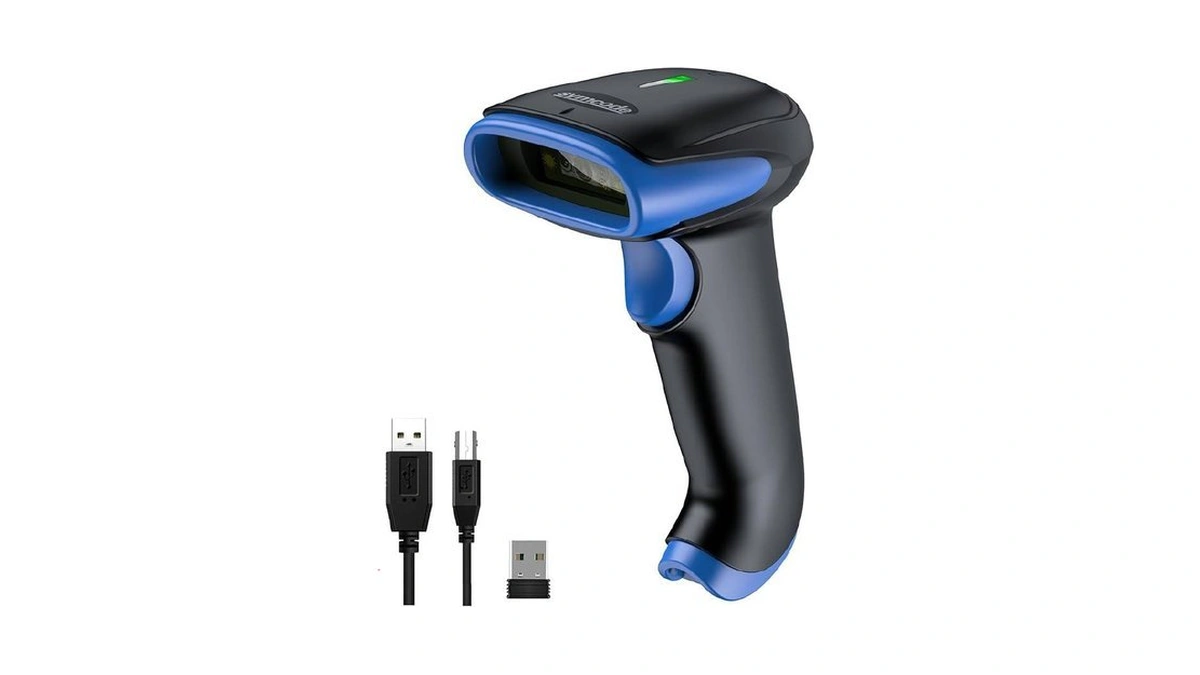 Symcode Wireless Bluetooth Barcode Scanner,3-in-1 Bluetooth & Usb Wired &