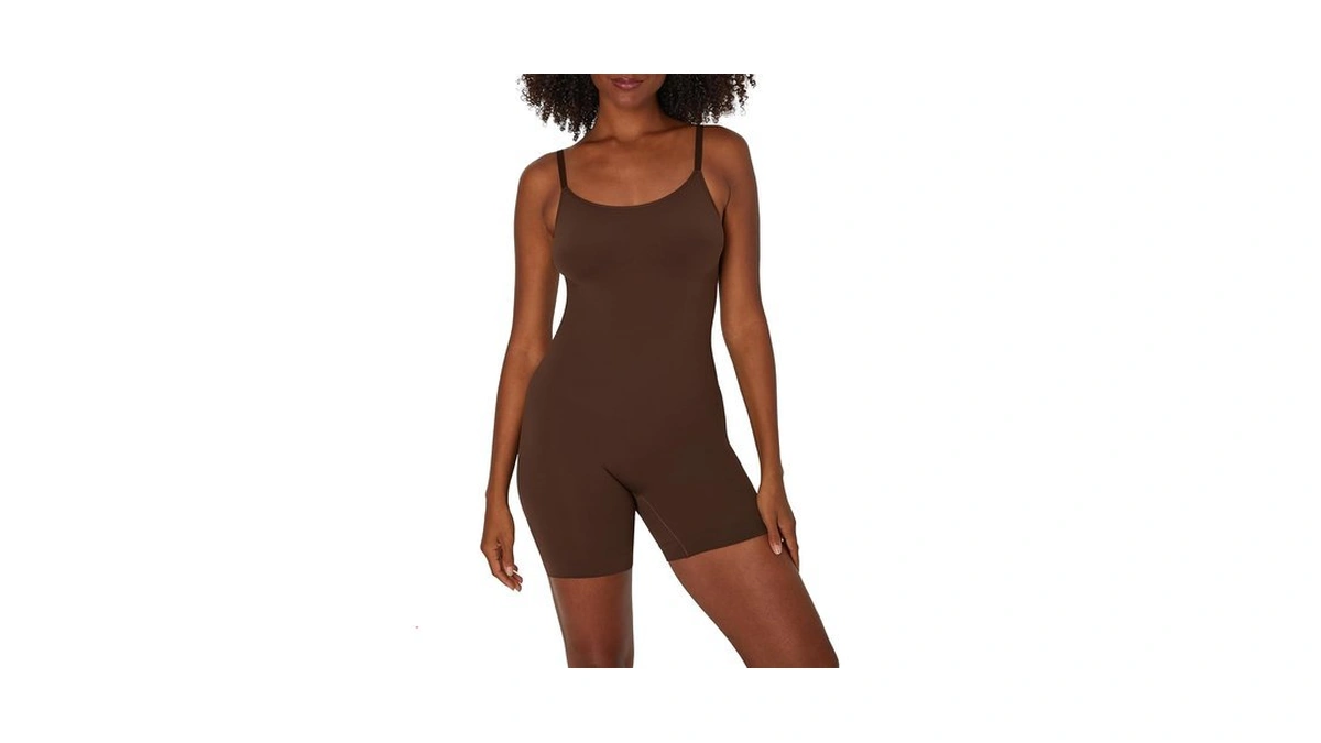 Maidenform Women's Seamless Shapewear, Tummy Control Mid-thigh Bodysuit, Slimmer Short