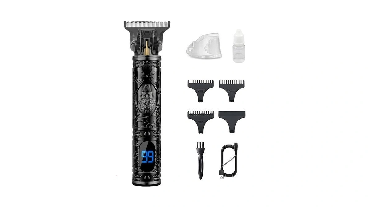 Saoilli Hair Clippers For Men, Zero Gapped Grooming Kit Cordless