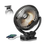 Frizcol 20000mah 8 Inch Portable Clip On Fan,battery Operated Golf