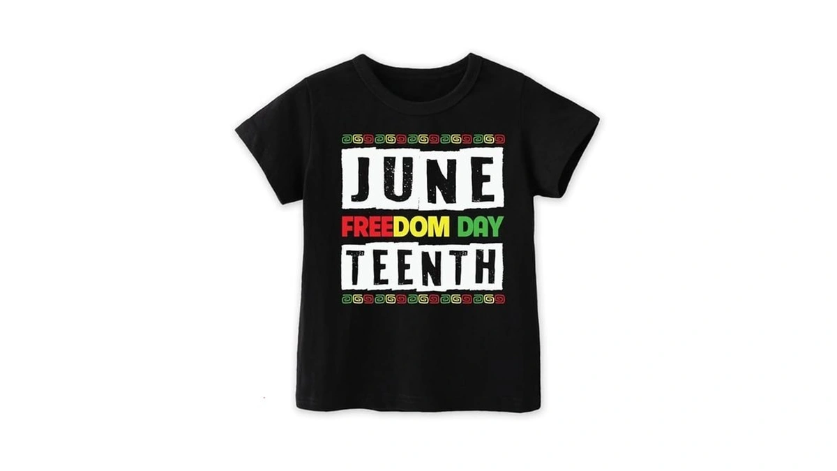 Todder Boys Juneteenth Shirts For Girls Kids, Funny African American