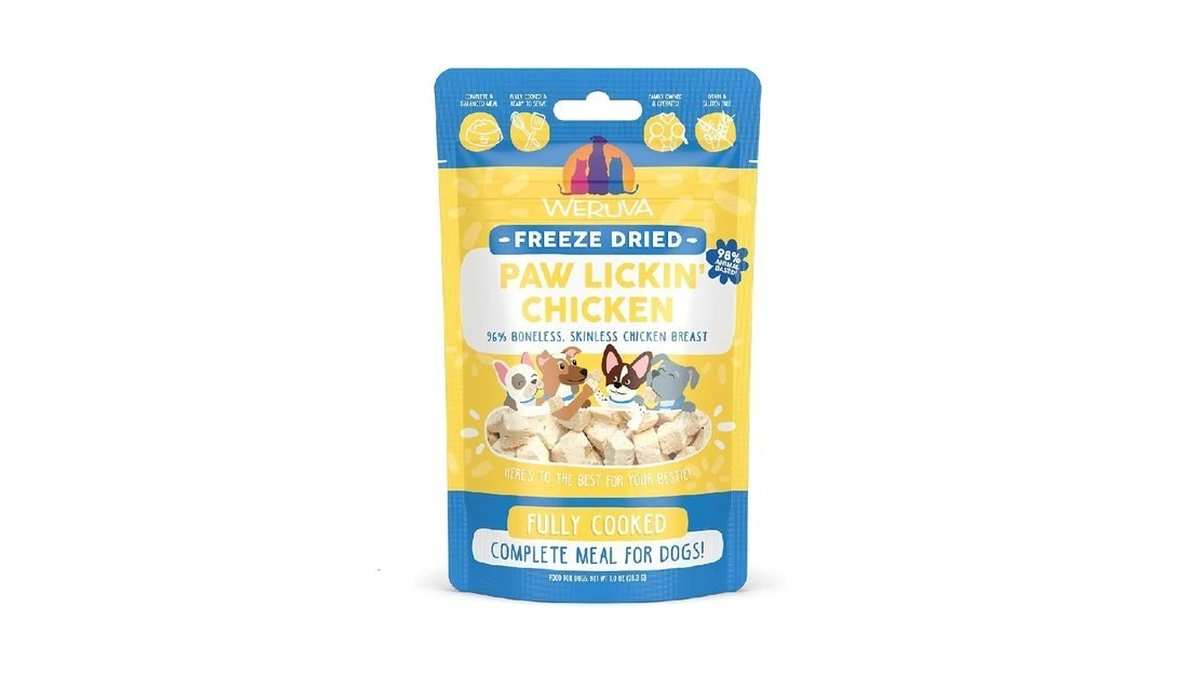 Weruva Dog Freeze Dried, Paw Lickin' Chicken With Chicken Breast,