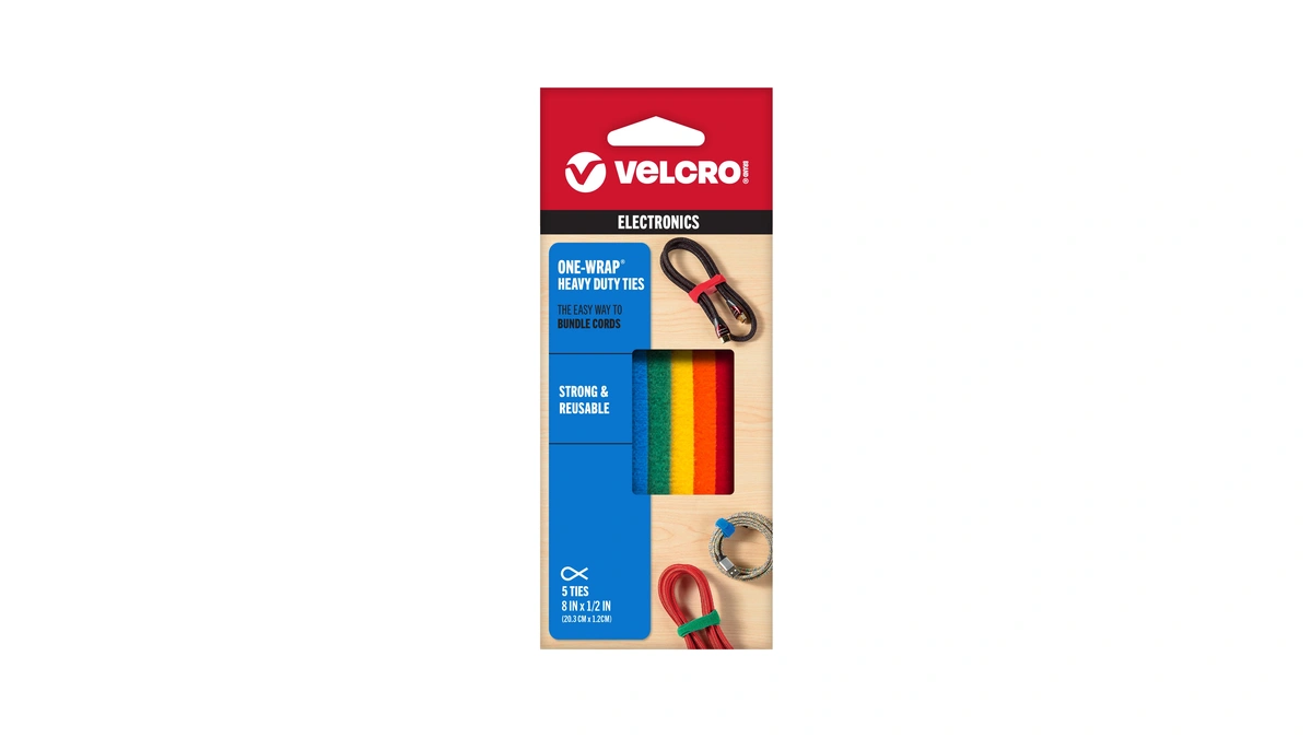 Velcro Brand One-wrap Ties | Cable Management, Wires & Cords