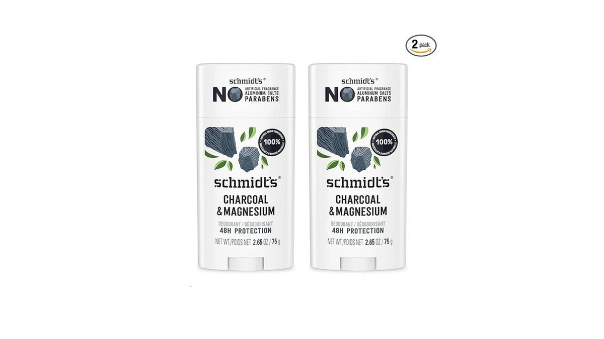 Schmidt's Aluminum-free Vegan Deodorant Charcoal & Magnesium With 48 Hour