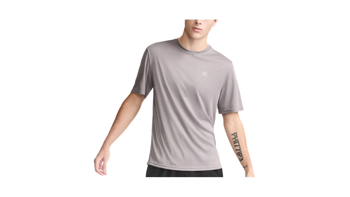 Champion Men’s Athletic T-shirt – Lightweight, Moisture-wicking, Anti-odor, Inclusive Fit