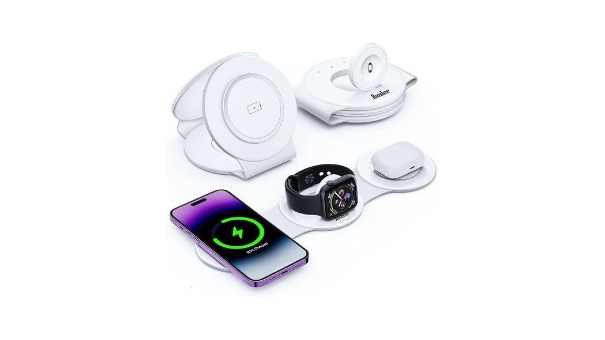 Hicober 3 In 1 Wireless Charging Station For Iphone 15,